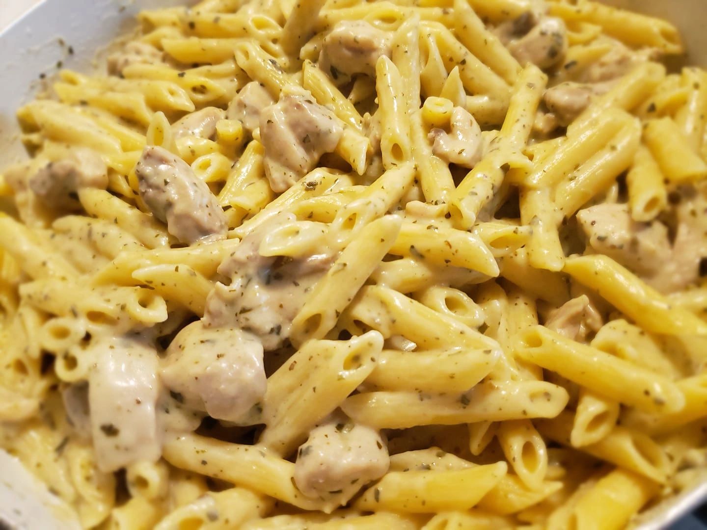 Chicken Pesto Alfredo Pasta